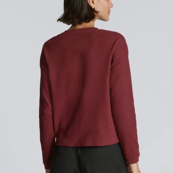 The Organic Cotton Waffle Henley - Picture 2 of 4